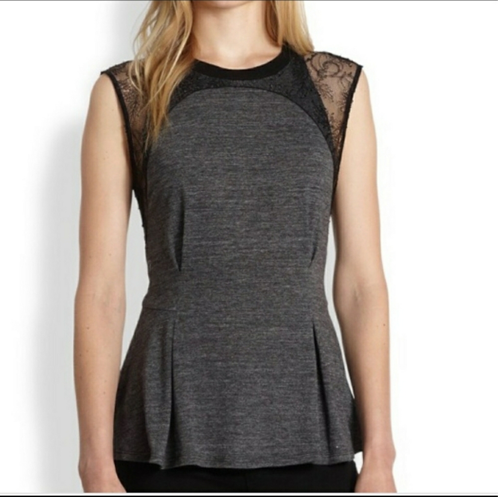 Rebecca Taylor Grey Tank